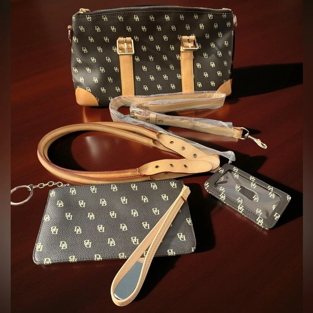 Dooney & Bourke 5 Piece Monogram Satchel Signature Set Shoulder Bag